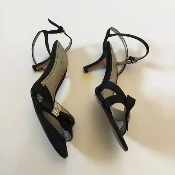 Platinum BP Black Sandals Heels - Picture 3 of 7